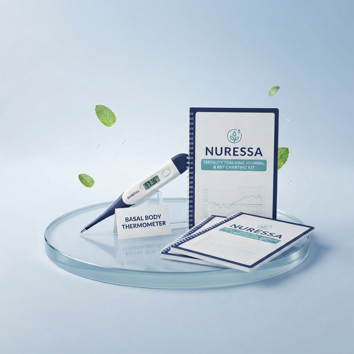 1 Basal Body Thermometer + 2 Fertility Tracking Journals
