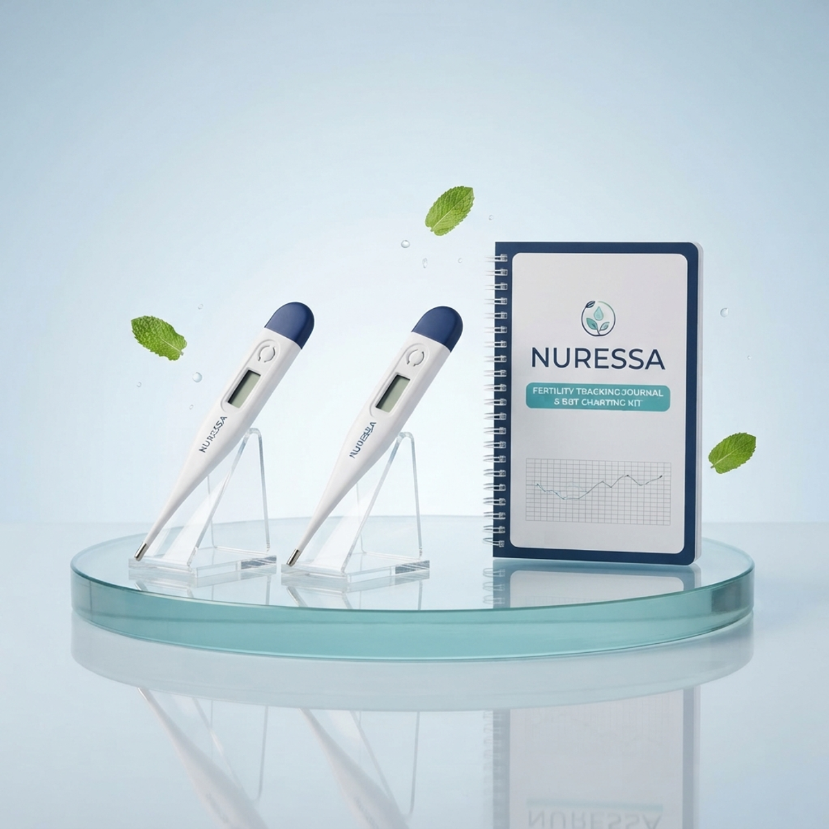 2 Thermometers + Fertility Tracking Journal